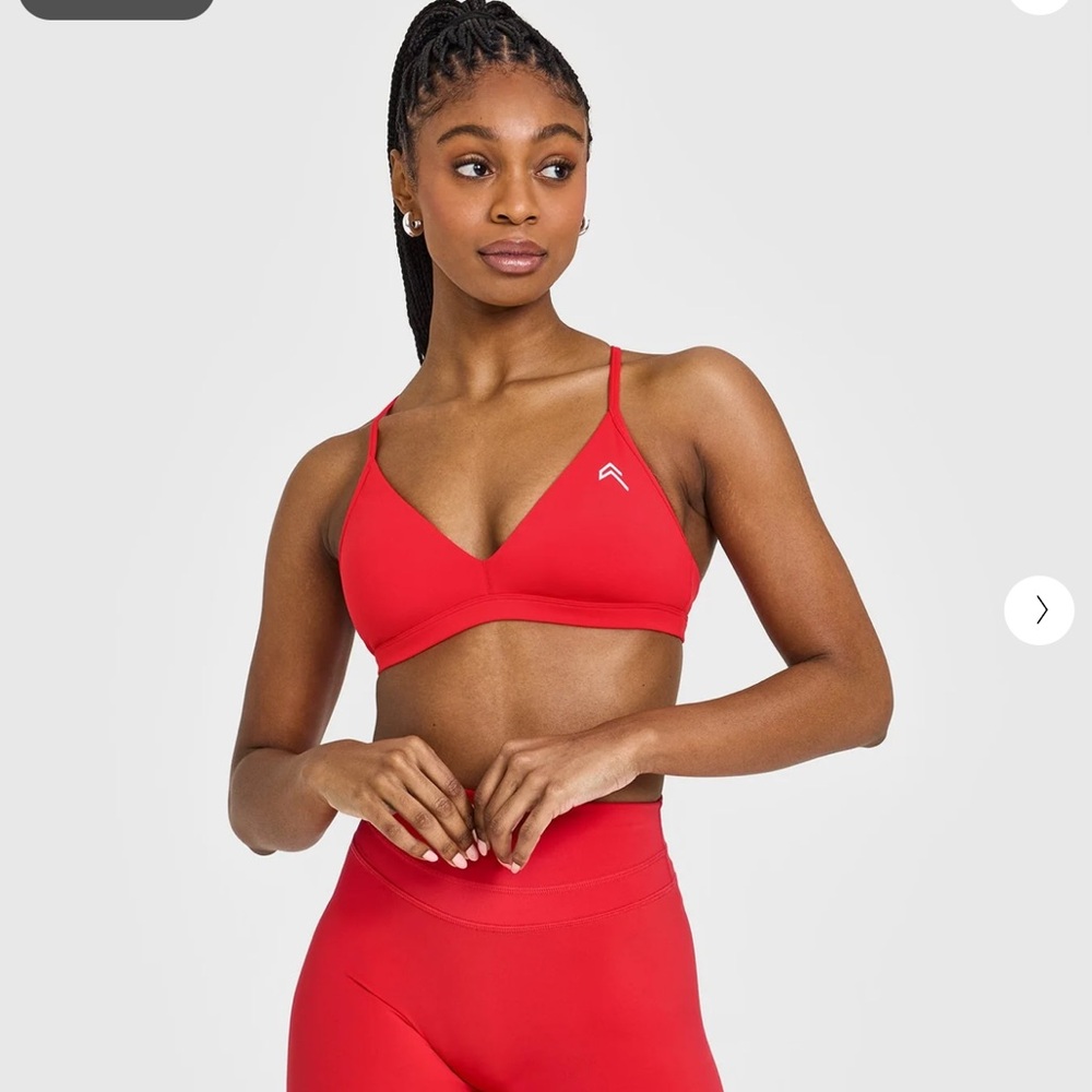 GENTLY WORN LIKE NEW EASYLIFT™ ULTRA MINIMAL V NECK BRALETTE WITH WHITE LOGO